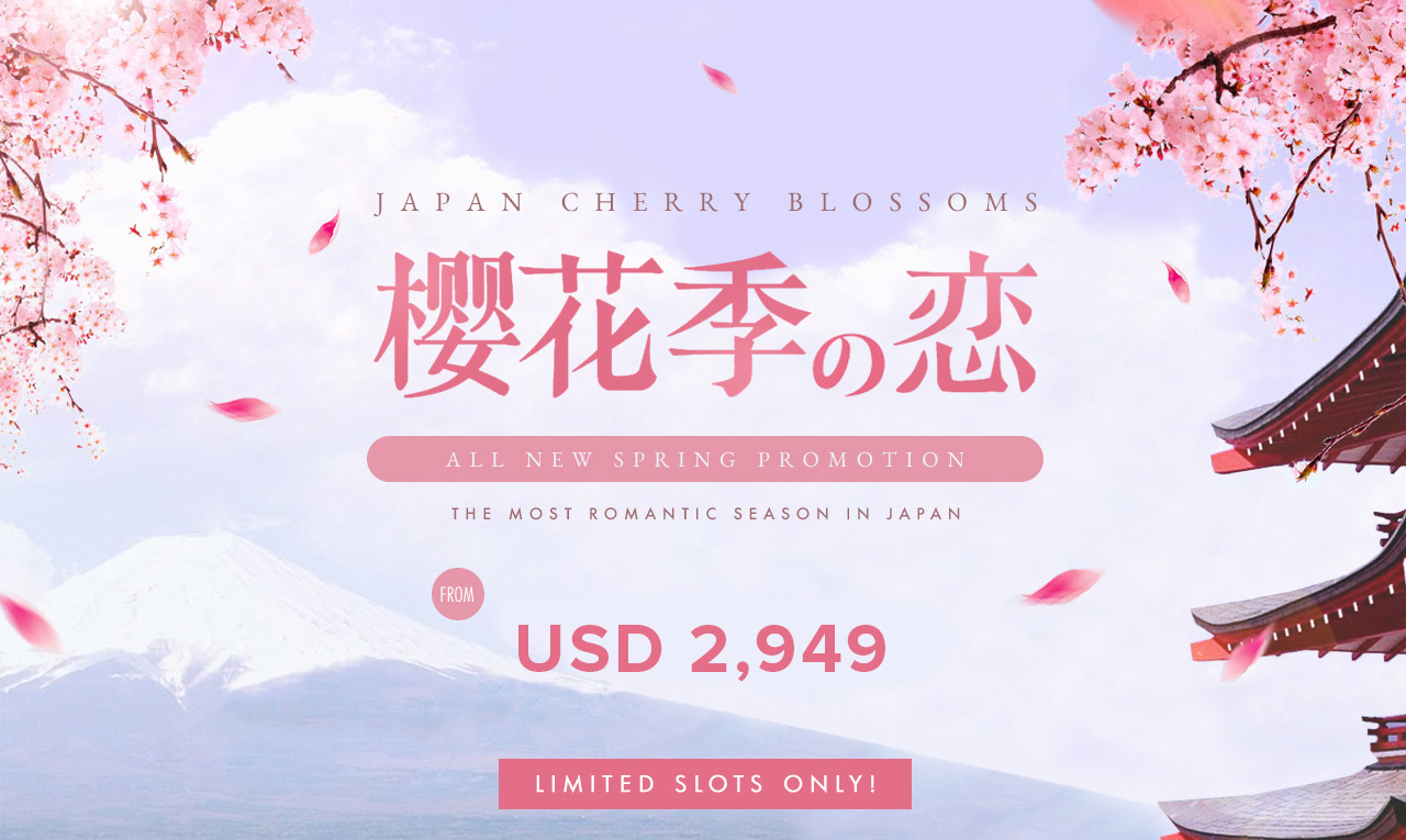 2020 Japan Cherry Blossoms Pre-Wedding Photoshoot Promotion