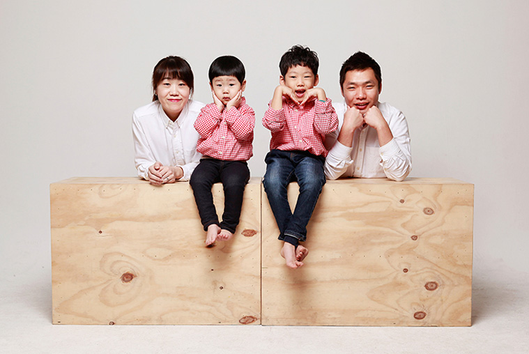 Korean Studio Photoshoot with Kids